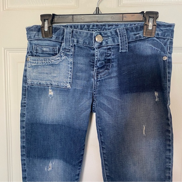 Guess Daredevil Skinny Leg Patchwork Jeans - Picture 7 of 16